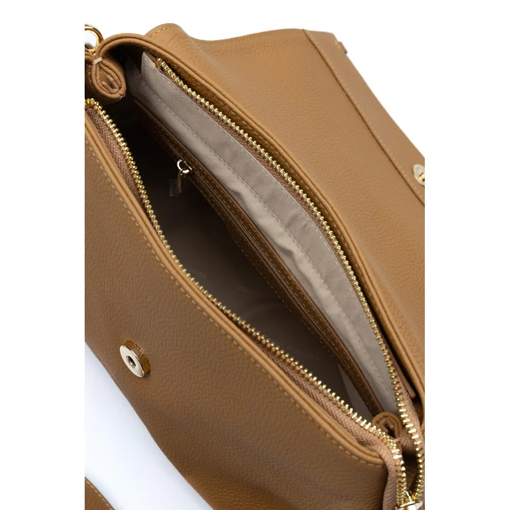 Tan Jessie Leather Handbag - Image 6