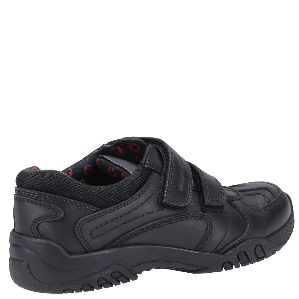 Black  Jezza Touch Fastening Senior School Shoes - Image 2