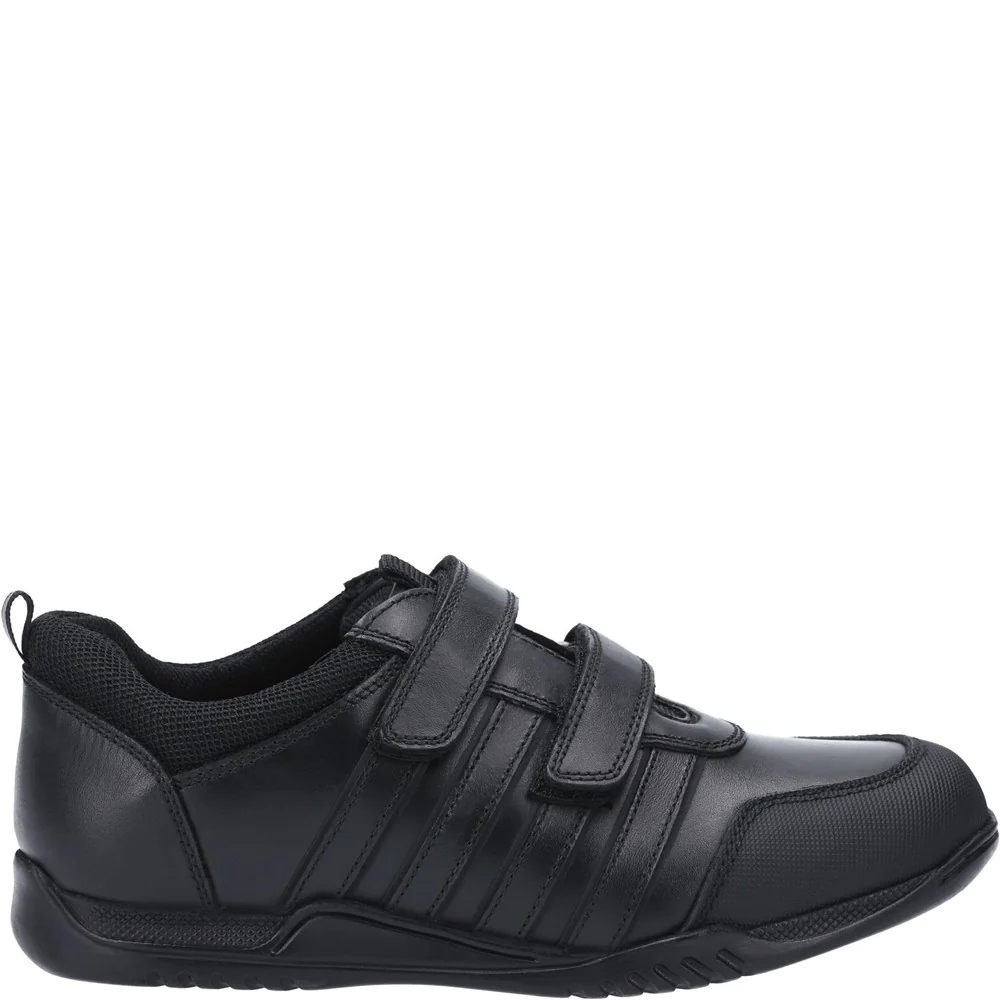 Black Josh Junior School Shoes - Image 4
