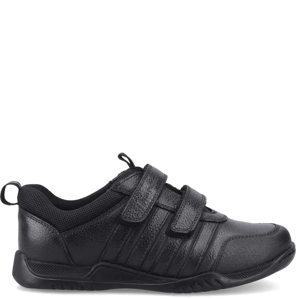 Black  Josh Trainer Senior School Shoes - Image 5