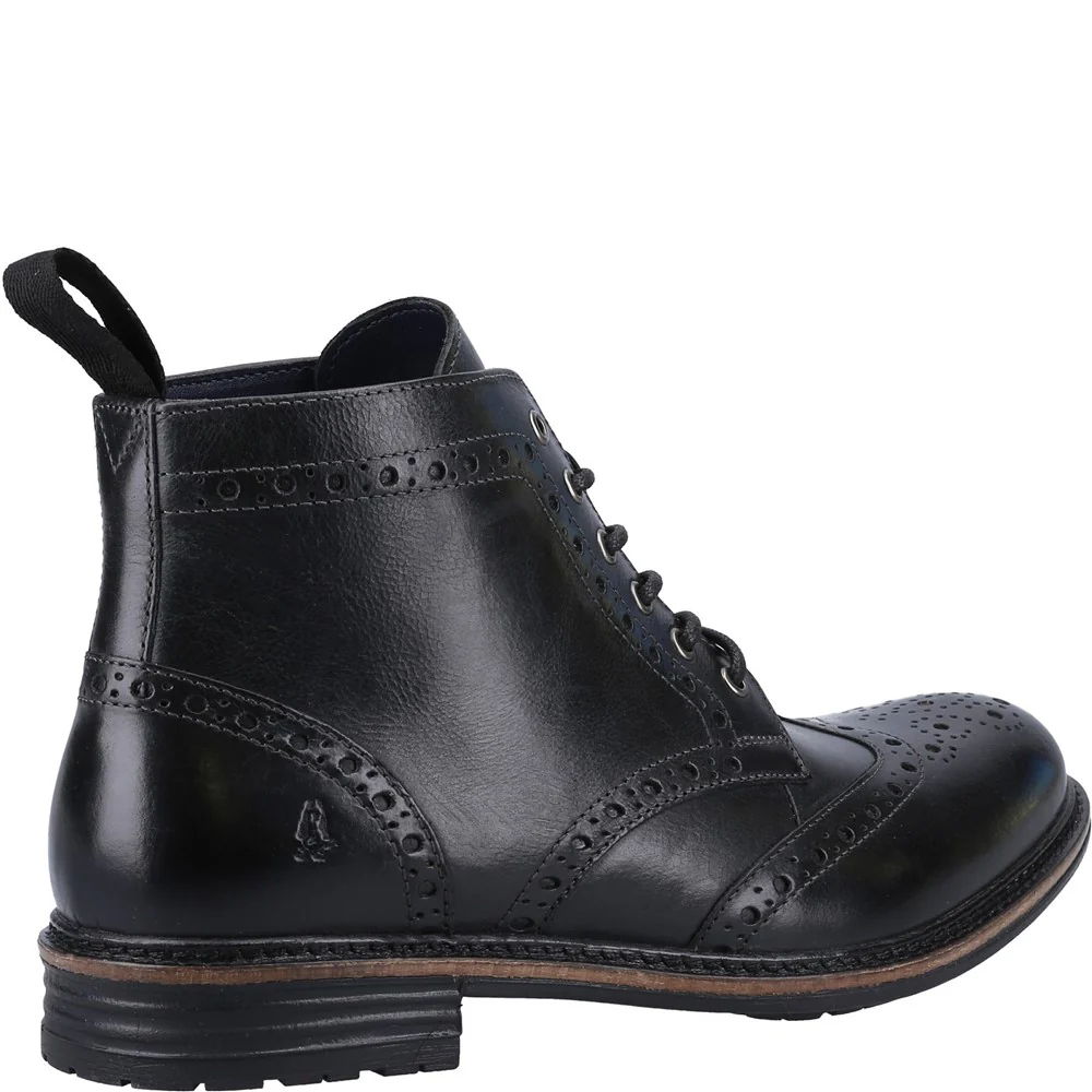 Black Joshua Brogue Boots - Image 2