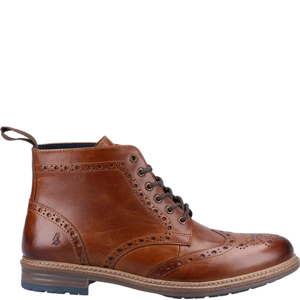 Tan Joshua Brogue Boots - Image 4