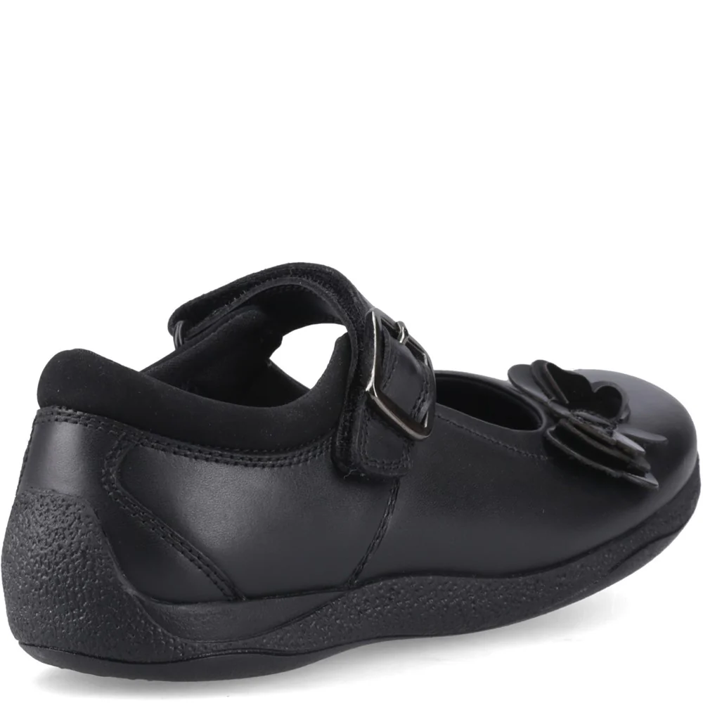 Black Julie Junior School Shoes - Image 2