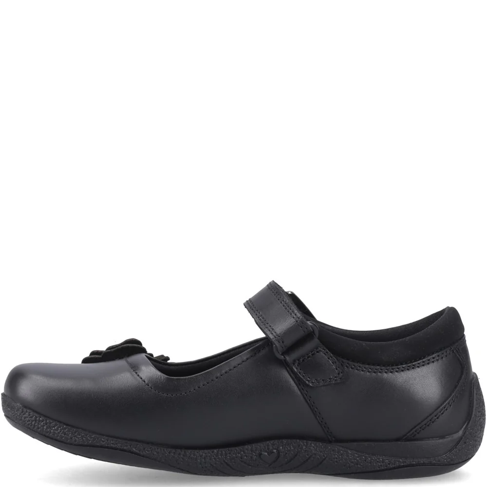 Black Julie Junior School Shoes - Image 4