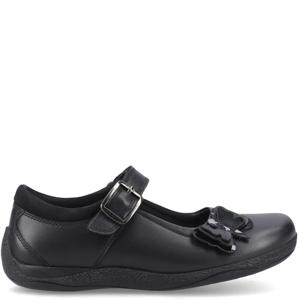 Black Julie Junior School Shoes - Image 5