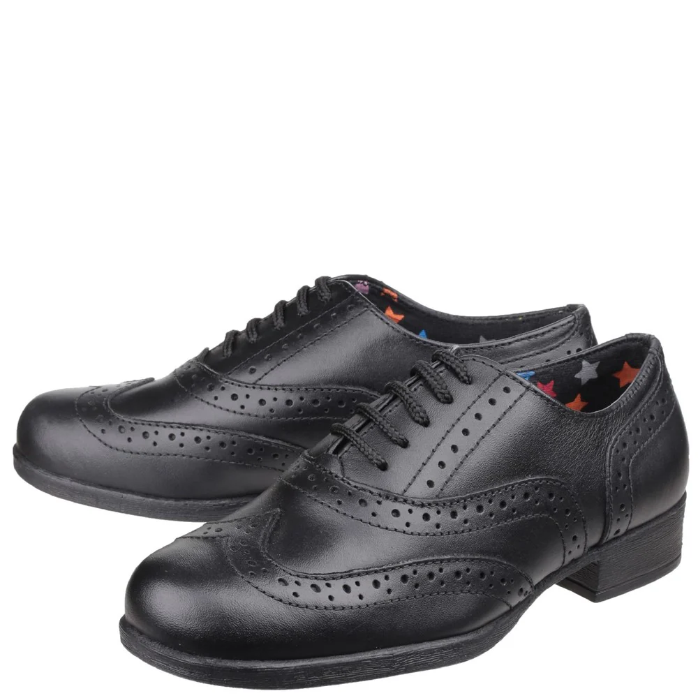 Black Kada Junior School Shoes - Image 6