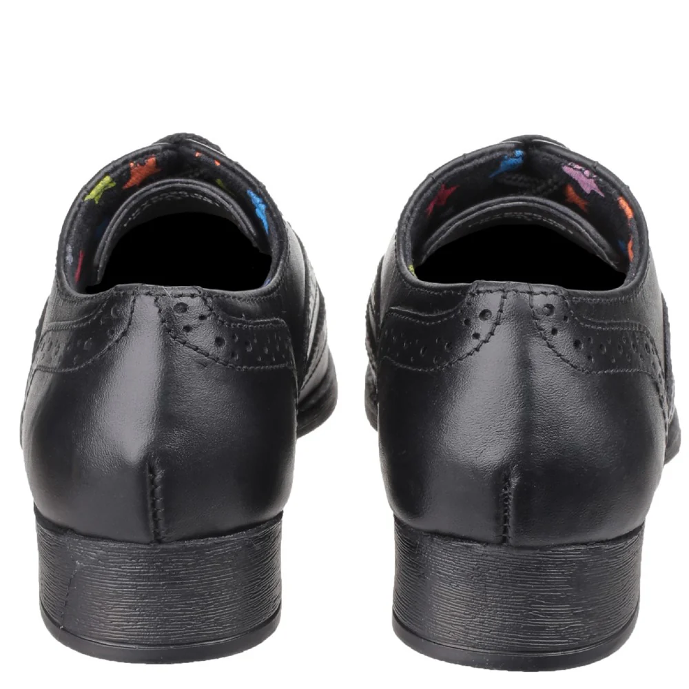 Black Kada Junior School Shoes - Image 8