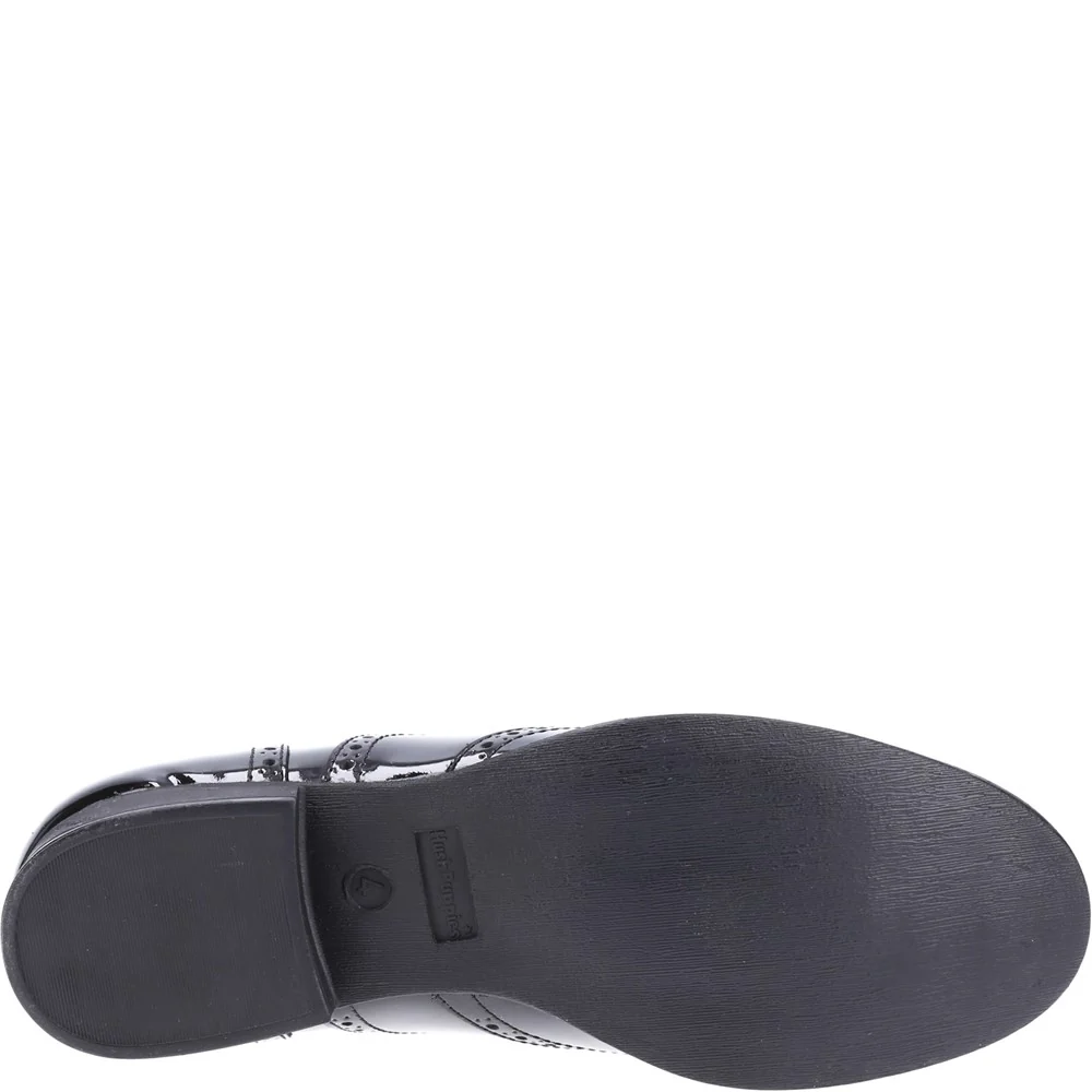 Black Kada Patent Senior School Shoes - Image 3