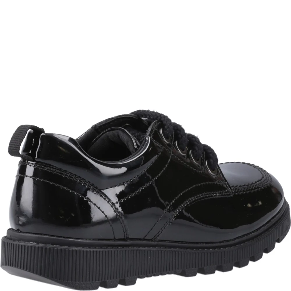 Black Keeley Patent Junior School Shoes - Image 2