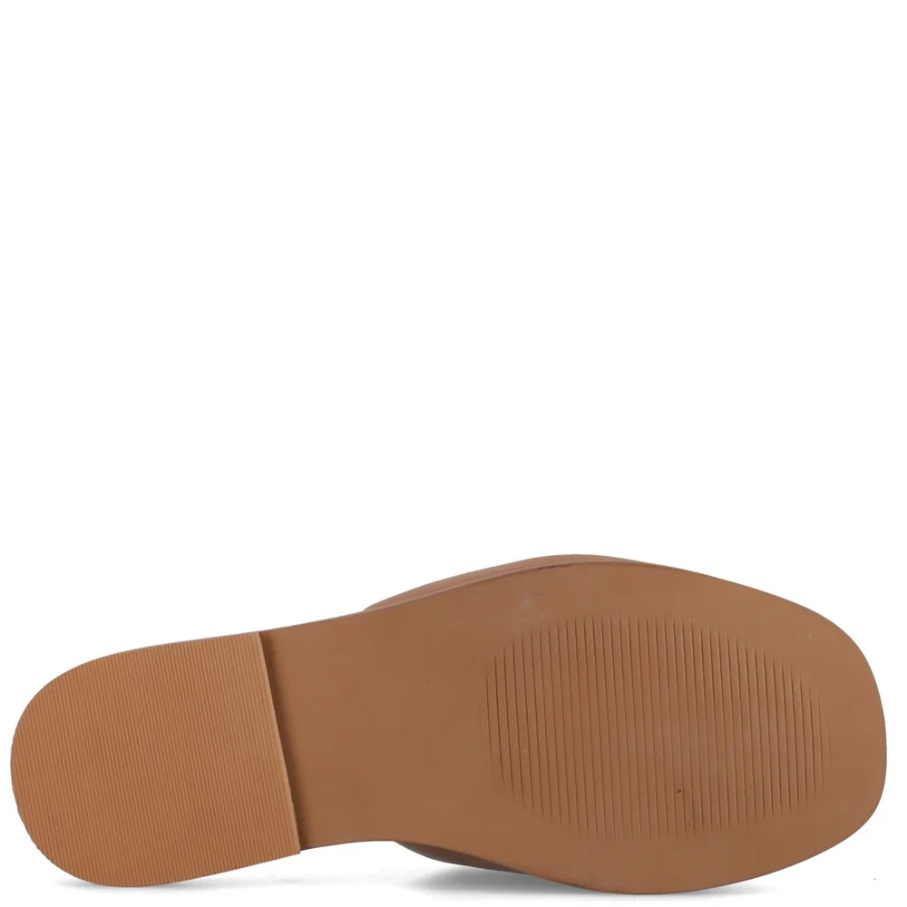 Tan Lana Snaffle Mules - Image 3