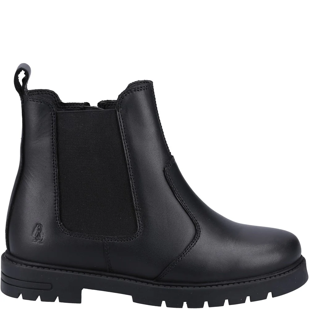 Black Laura Junior School Boots - Image 4