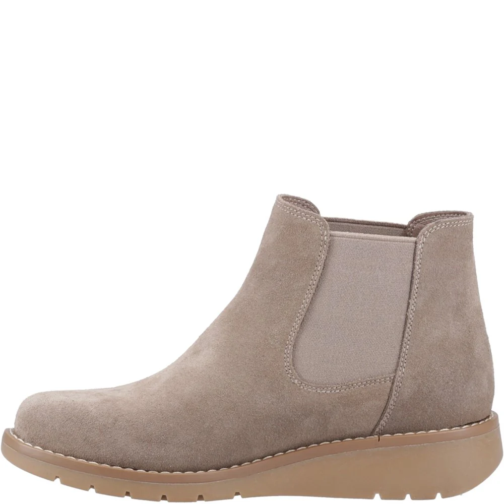 Taupe Leonie Suede Boots - Image 4