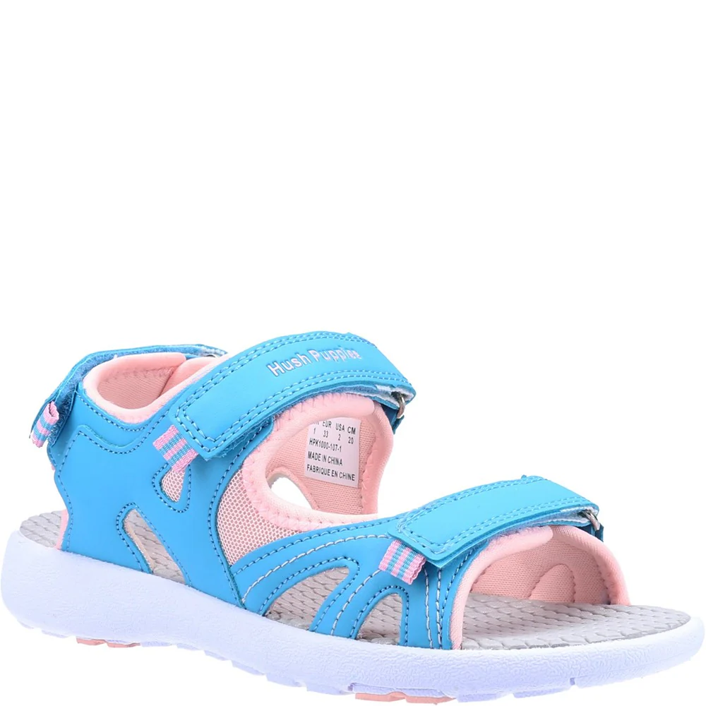 Aqua Lilly Quarter Strap Junior Sandals