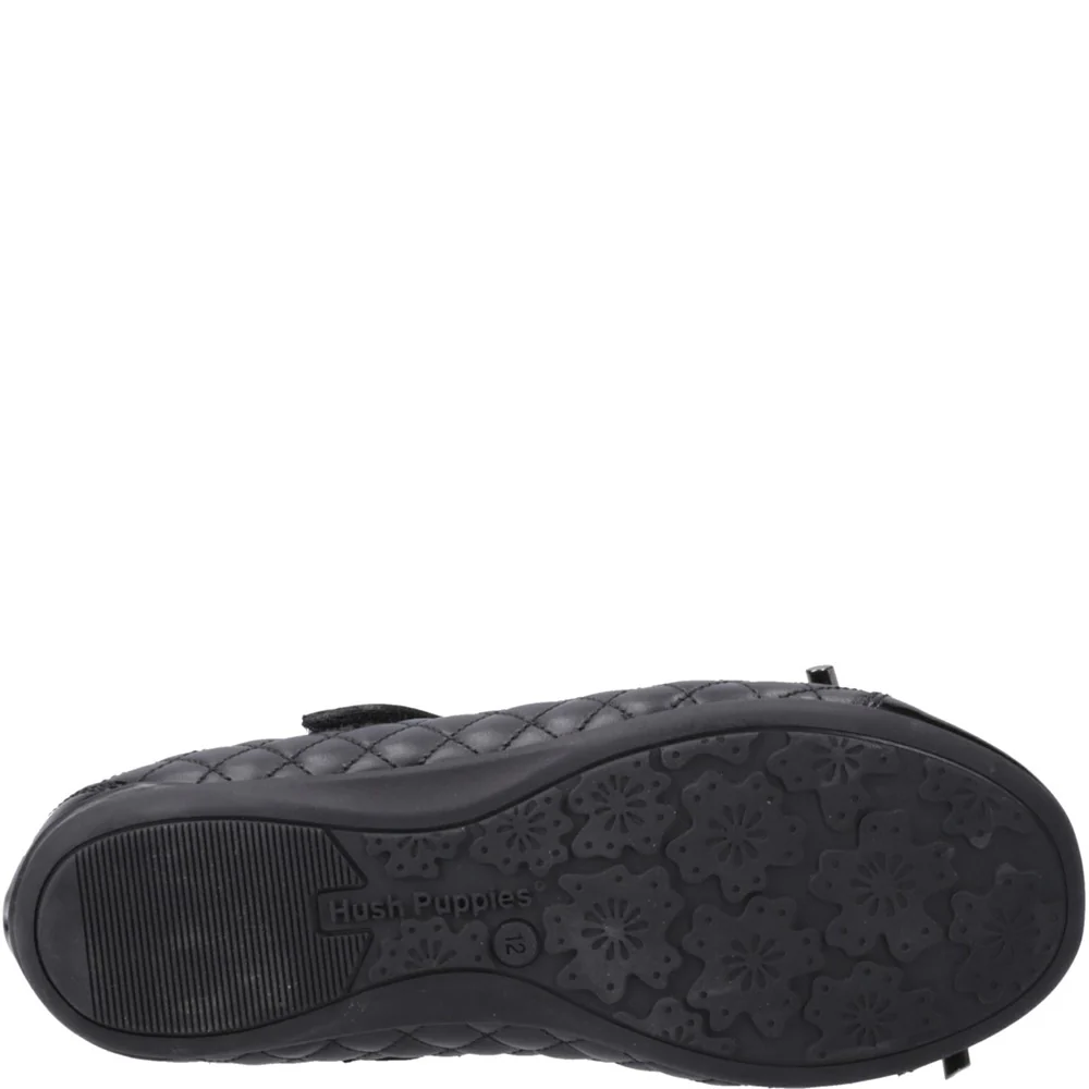 Black Lottie Junior School Shoes - Image 3