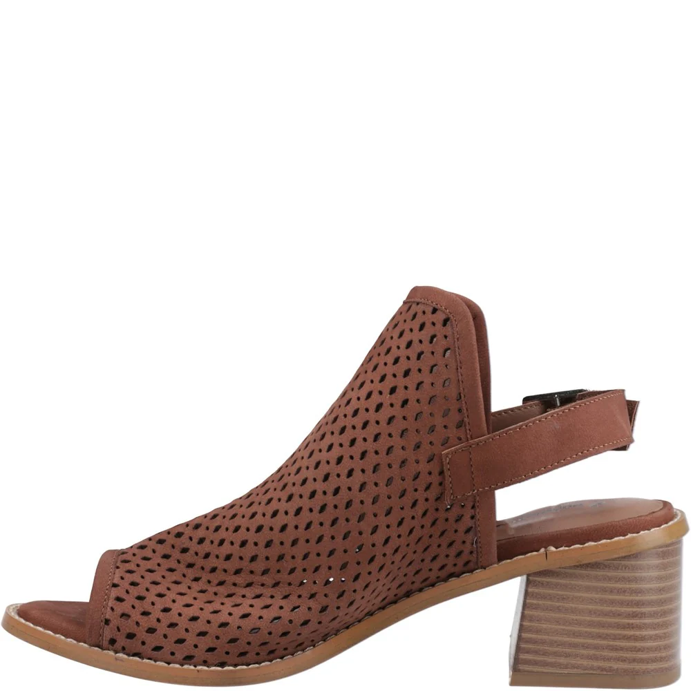 Brown Louise Heeled Sandals - Image 4
