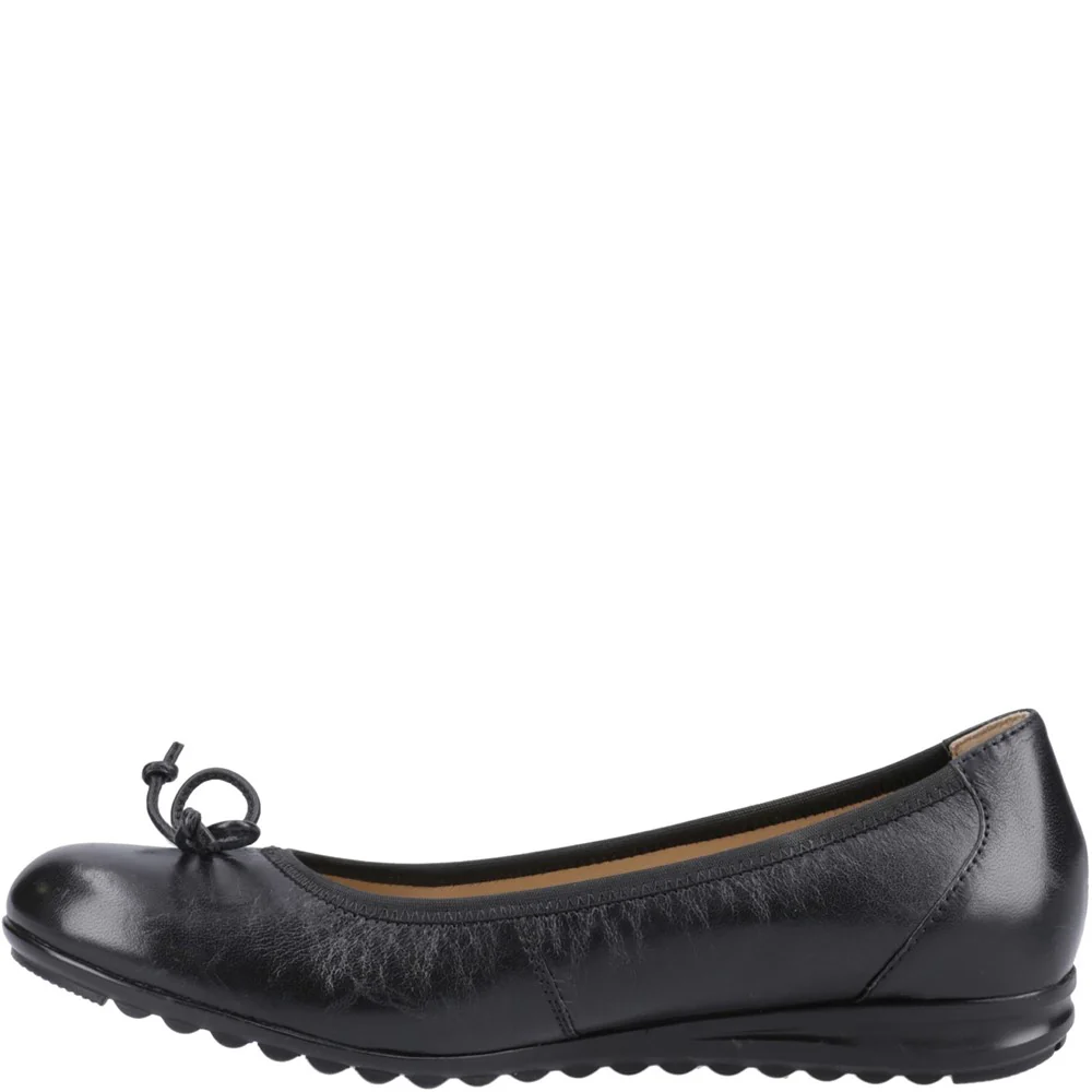 Black Lucille Bow Ballerinas - Image 4