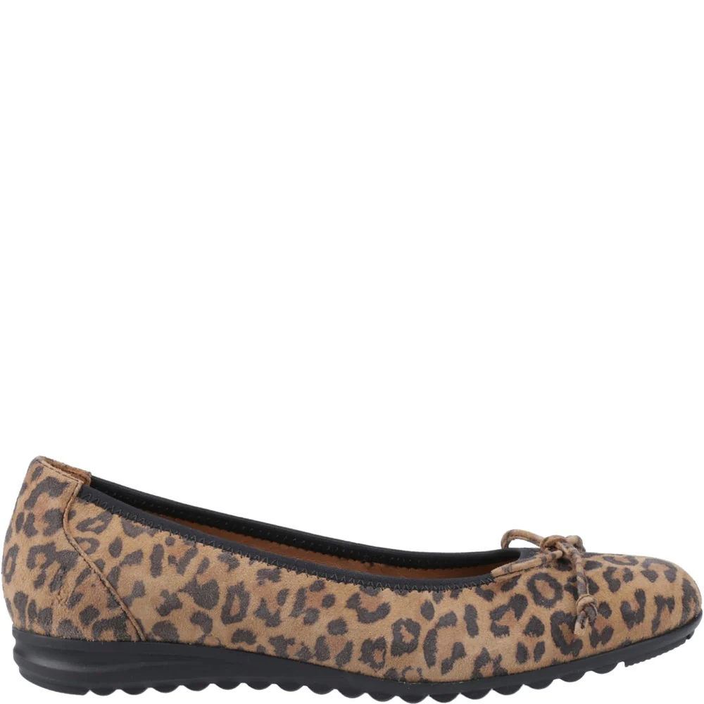 Leopard Lucille Bow Ballerinas - Image 5
