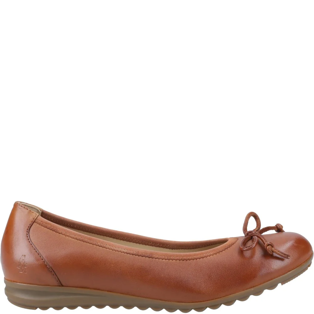 Tan Lucille Bow Ballerinas - Image 5