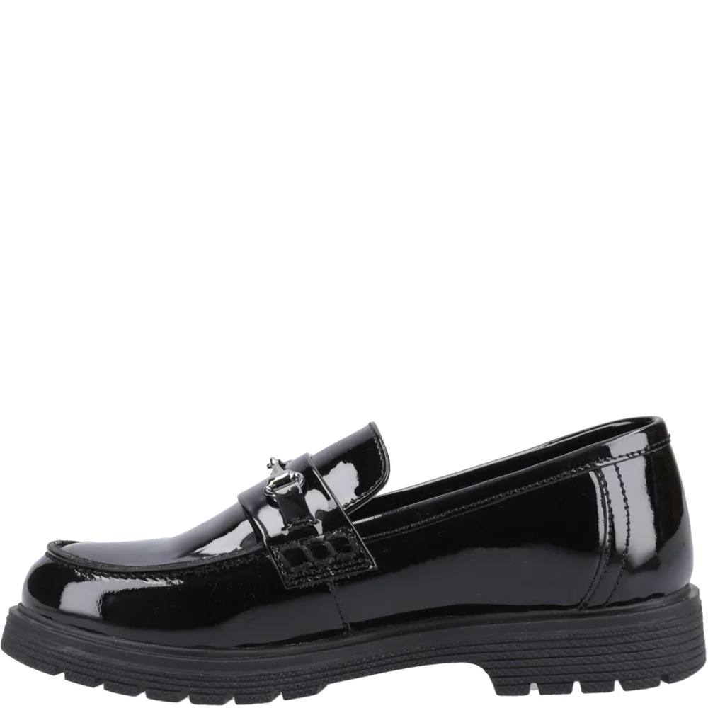 Black Lydia Patent Senior School Shoes - Image 4