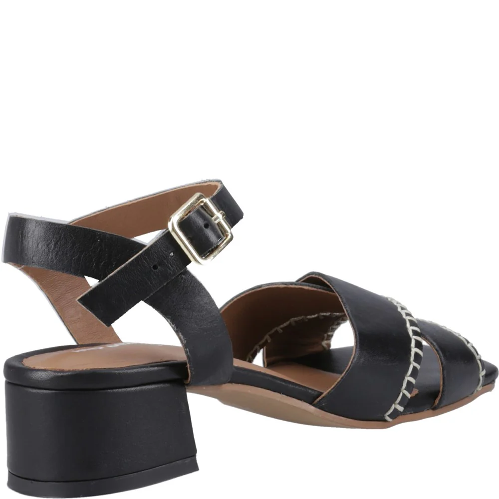 Black Lyla Heeled Sandals - Image 2