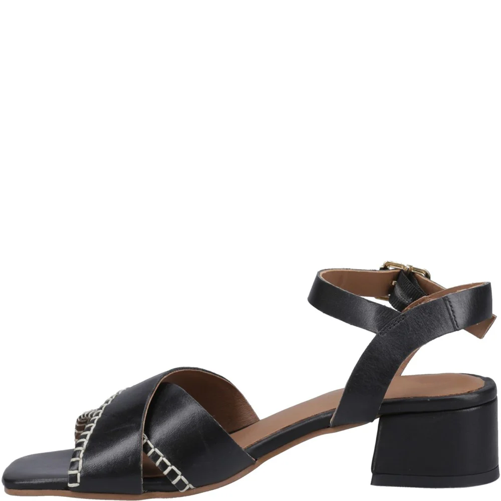 Black Lyla Heeled Sandals - Image 4