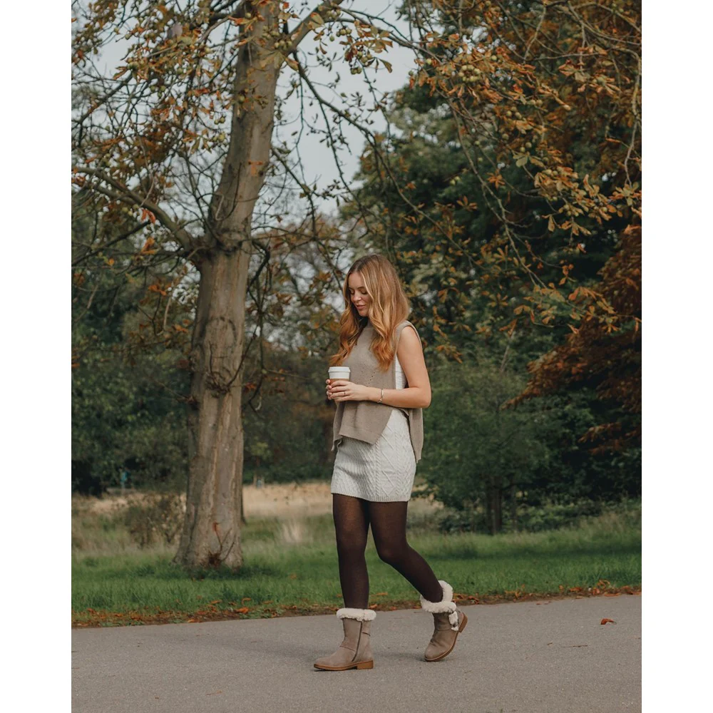 Grey Macie Ankle Boots - Image 2