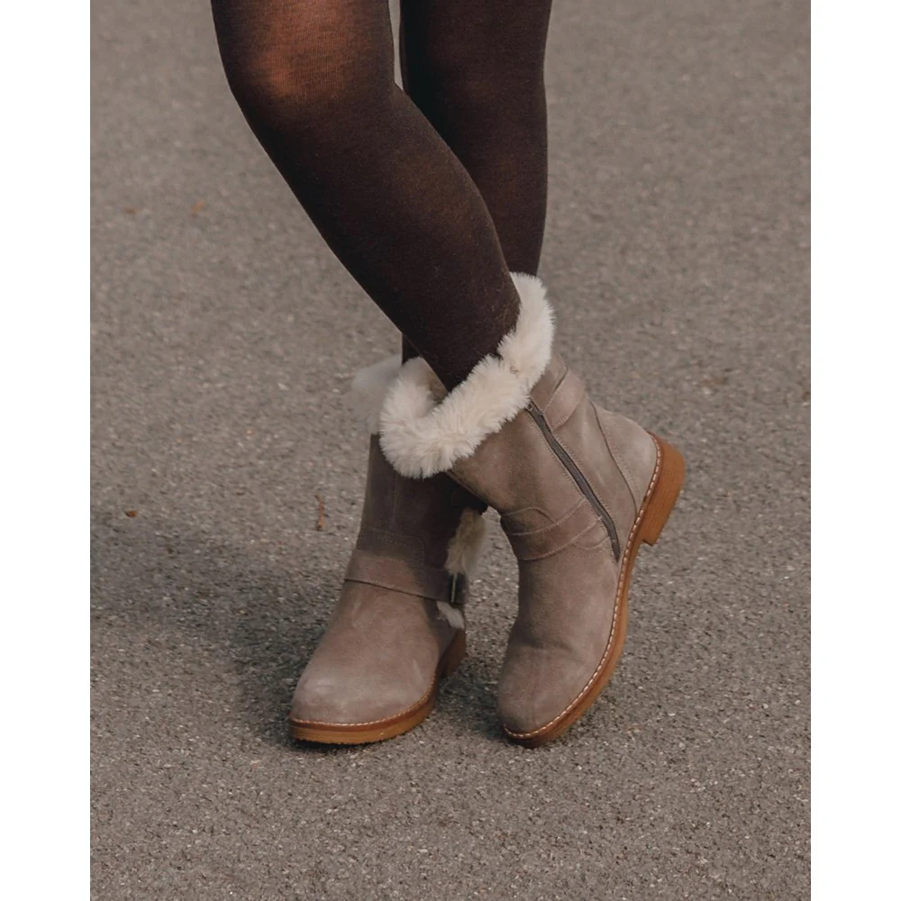 Grey Macie Ankle Boots - Image 5