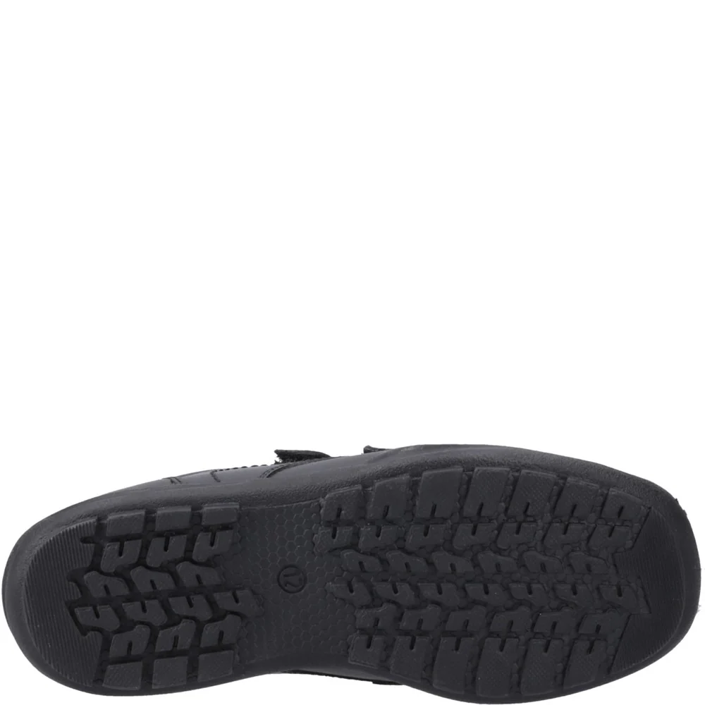 Black Maddox Junior School Shoes - Image 3