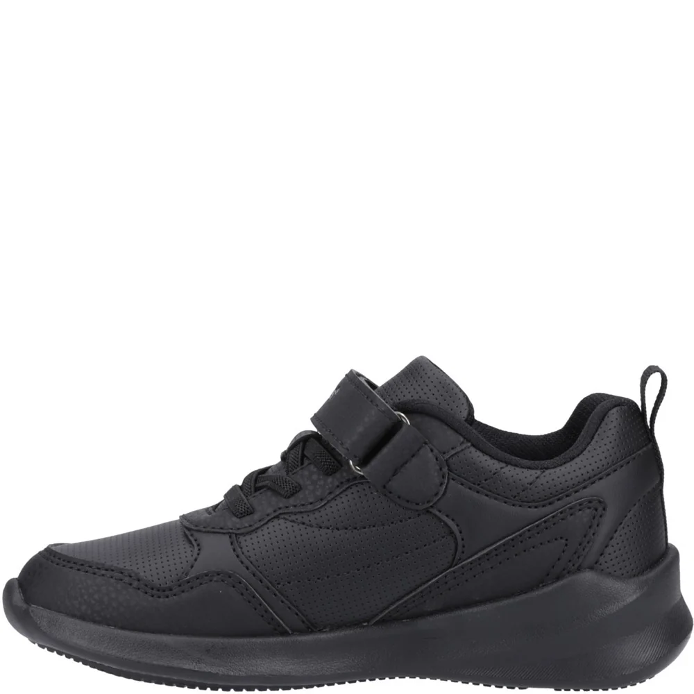 Black XL Marling Bungee Lace Senior XL School Shoes - Image 4