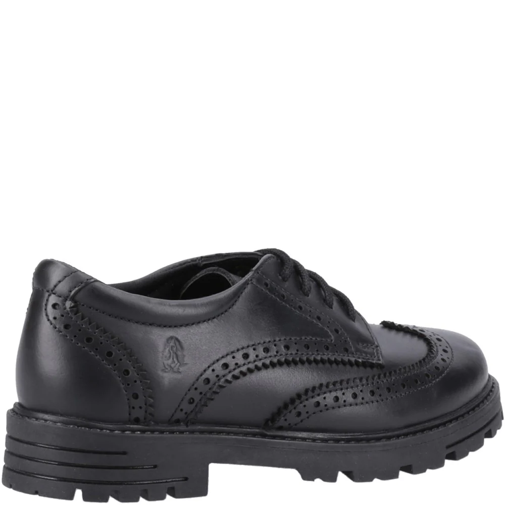 Black Brogue Maxine XL Senior School Shoes - Image 2