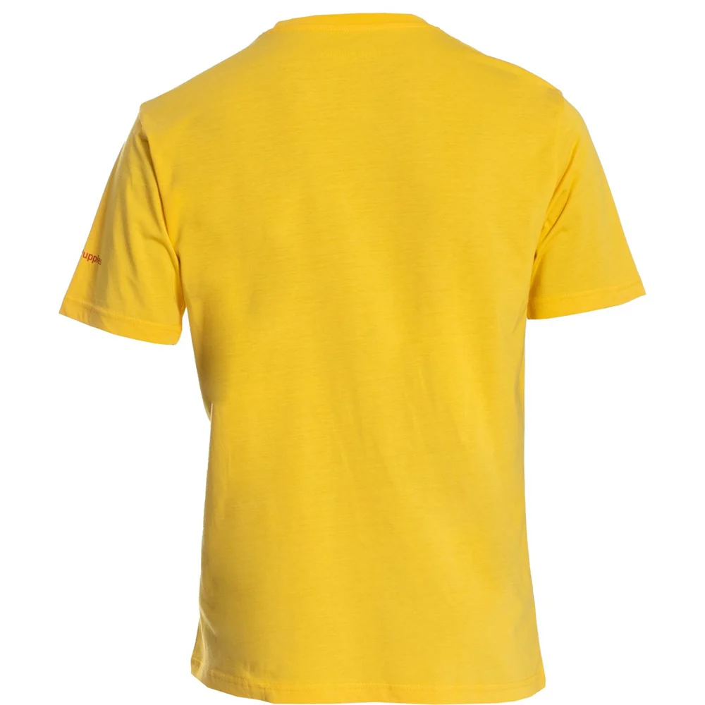 Yellow Be Kind Mens T-Shirt - Image 3