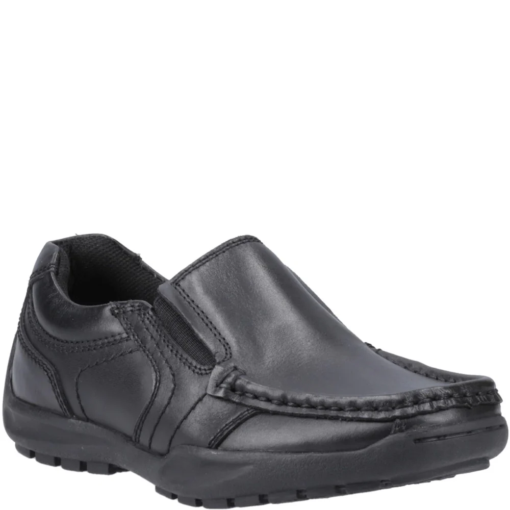 Black Morgan Senior School Shoes