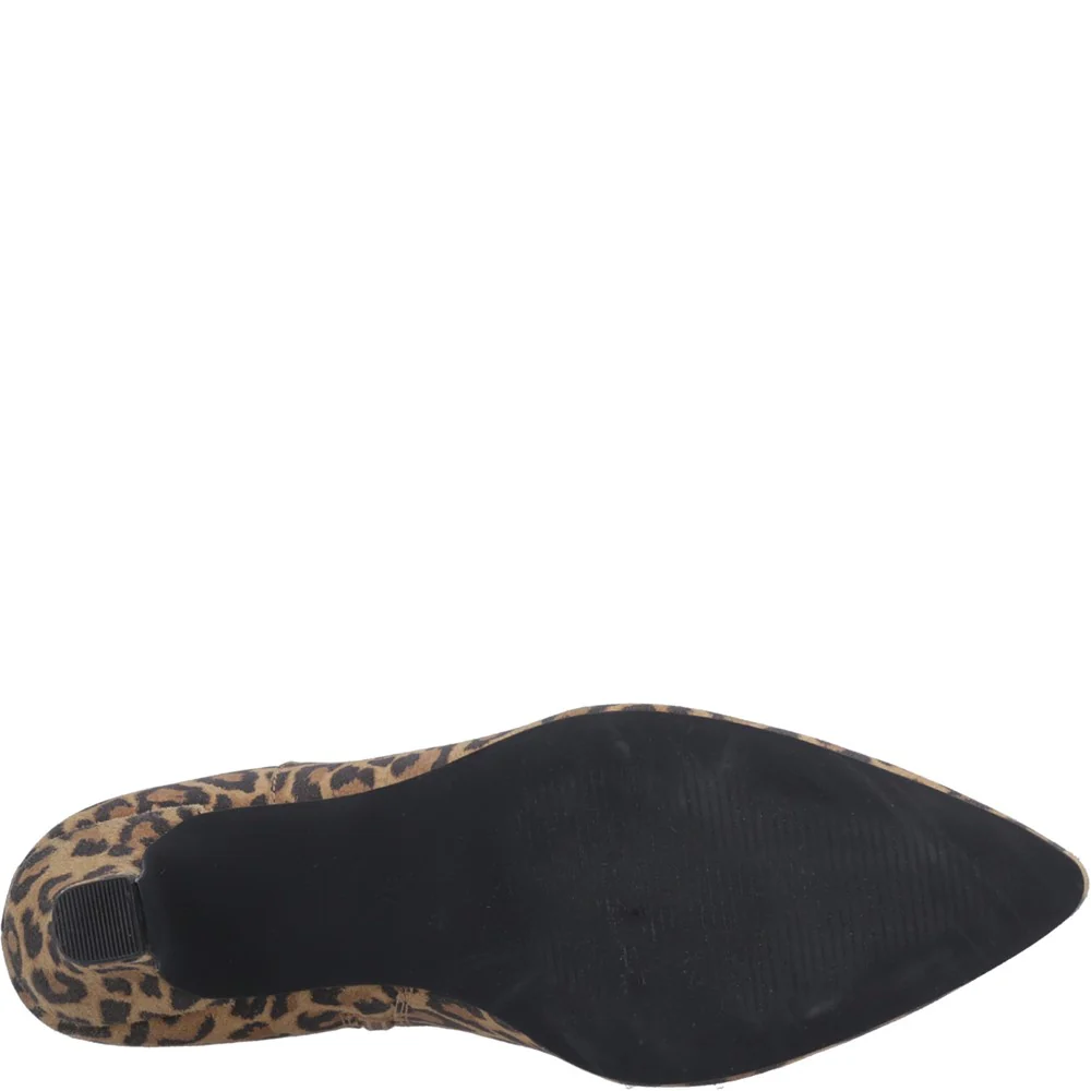 Leopard Nahla Kitten Heeled Boots - Image 3