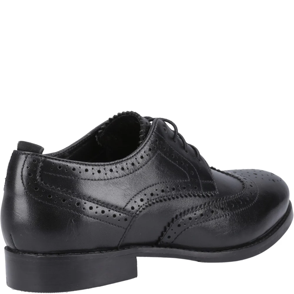 Black/Black Natalia Brogue Shoes - Image 2