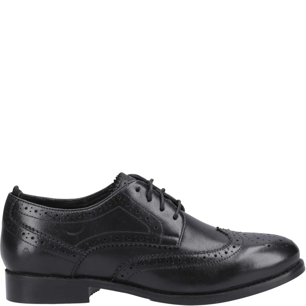 Black/Black Natalia Brogue Shoes - Image 5