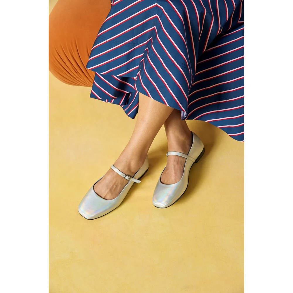 Silver Pasha Ballerinas - Image 6