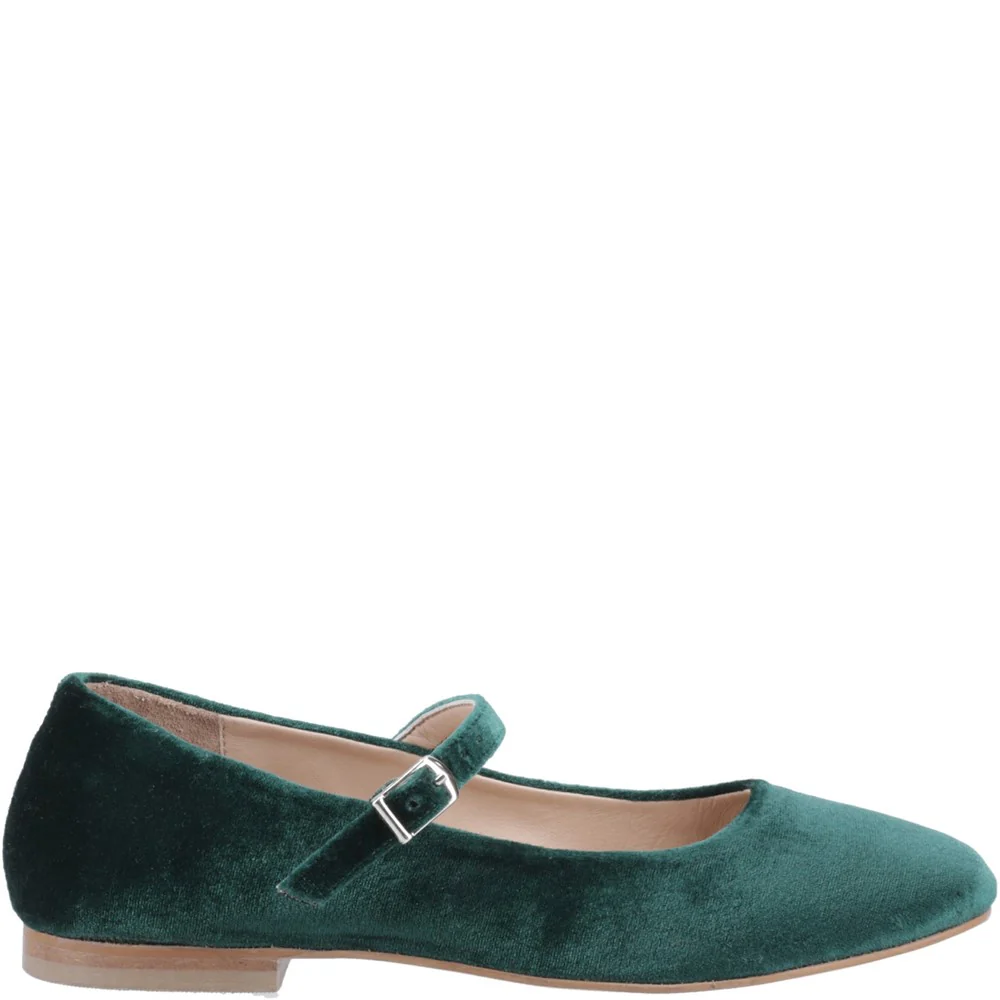 Jade Pasha Velvet Ballerinas - Image 5