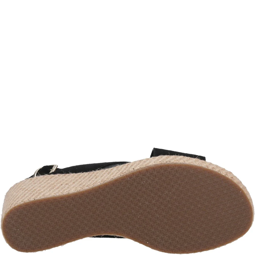 Black Perrie Wedge Sandals - Image 3