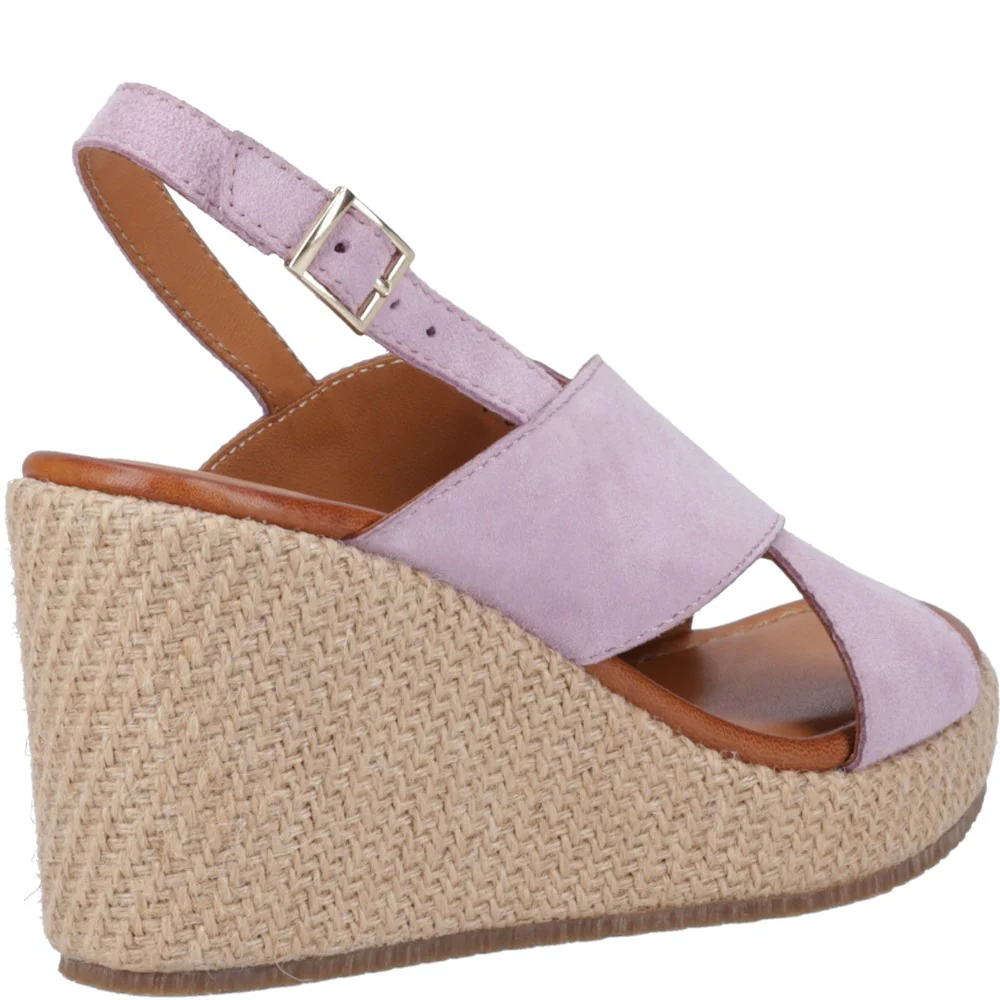 Lilac Perrie Wedge Sandals - Image 2