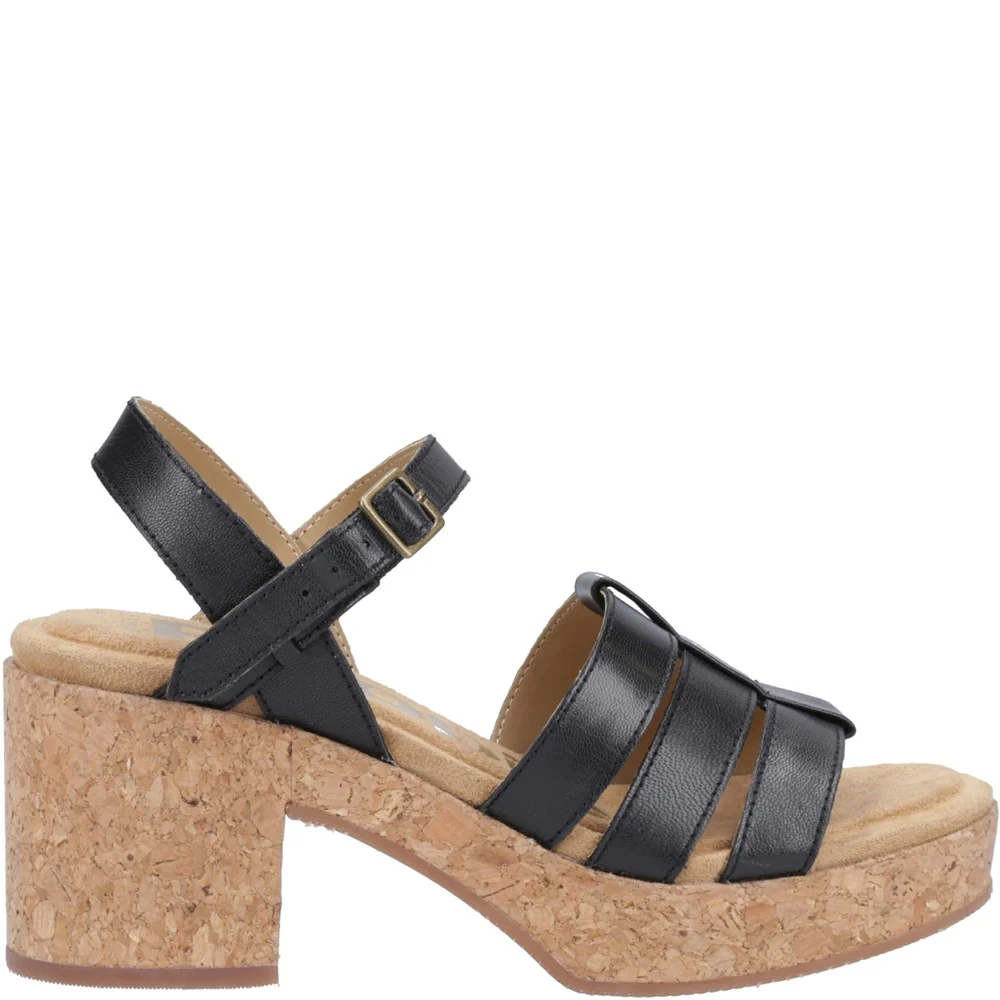 Black Poppy Fisherman Sandals - Image 5