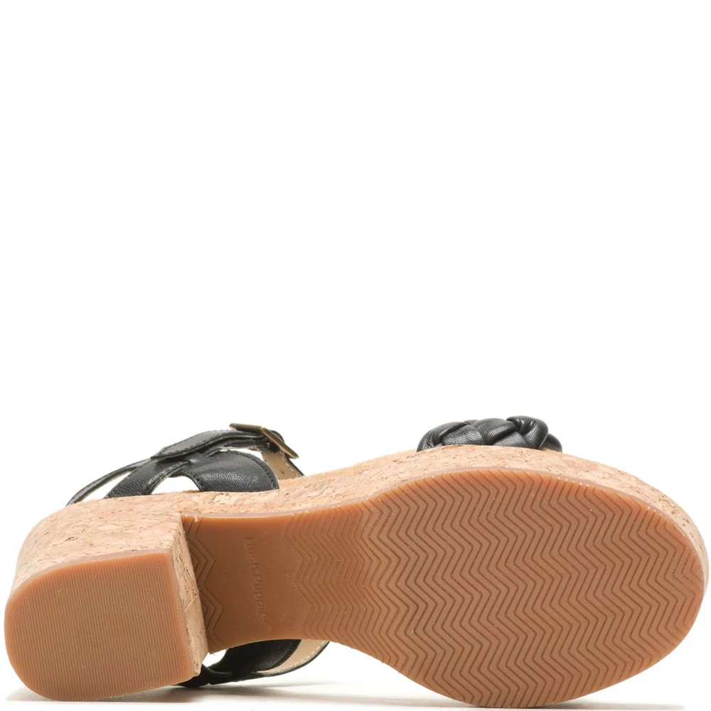 Black Poppy Quarter Strap Sandals - Image 3