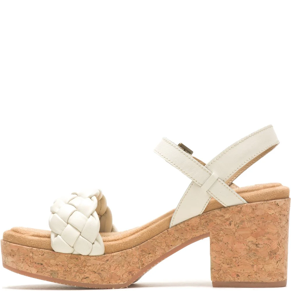 Cream Poppy Quarter Strap Sandals - Image 5