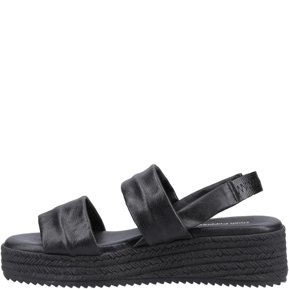 Black Rachel Platform Sandals - Image 4