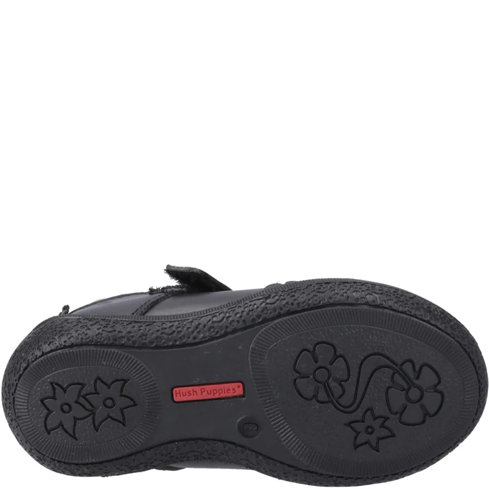 Black Rae T-Bar Infant School Shoes - Image 3