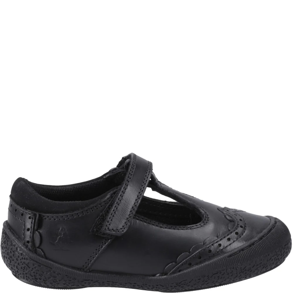 Black Rae T-Bar Infant School Shoes - Image 5