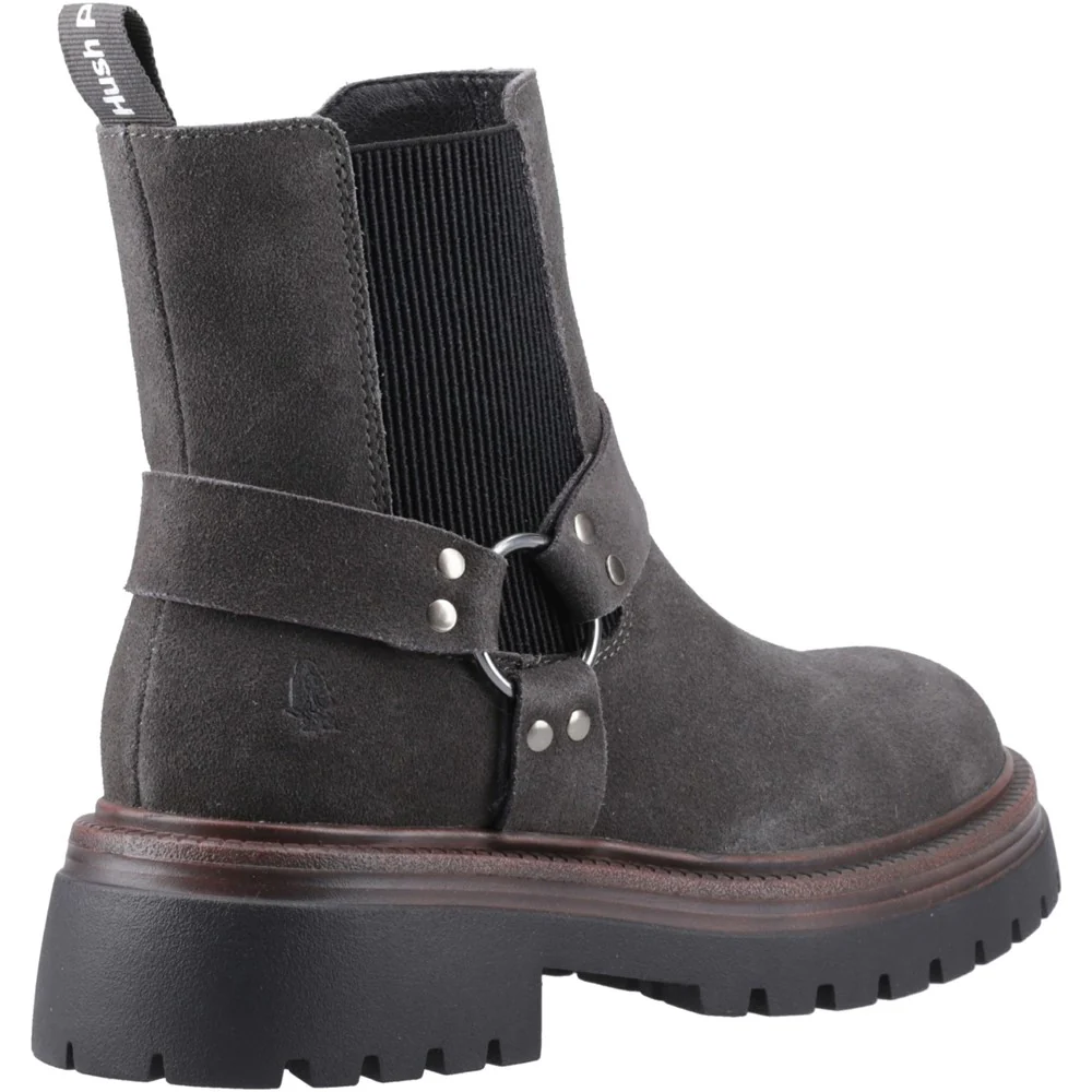 Charcoal Raye Buckle Suede Boots - Image 2