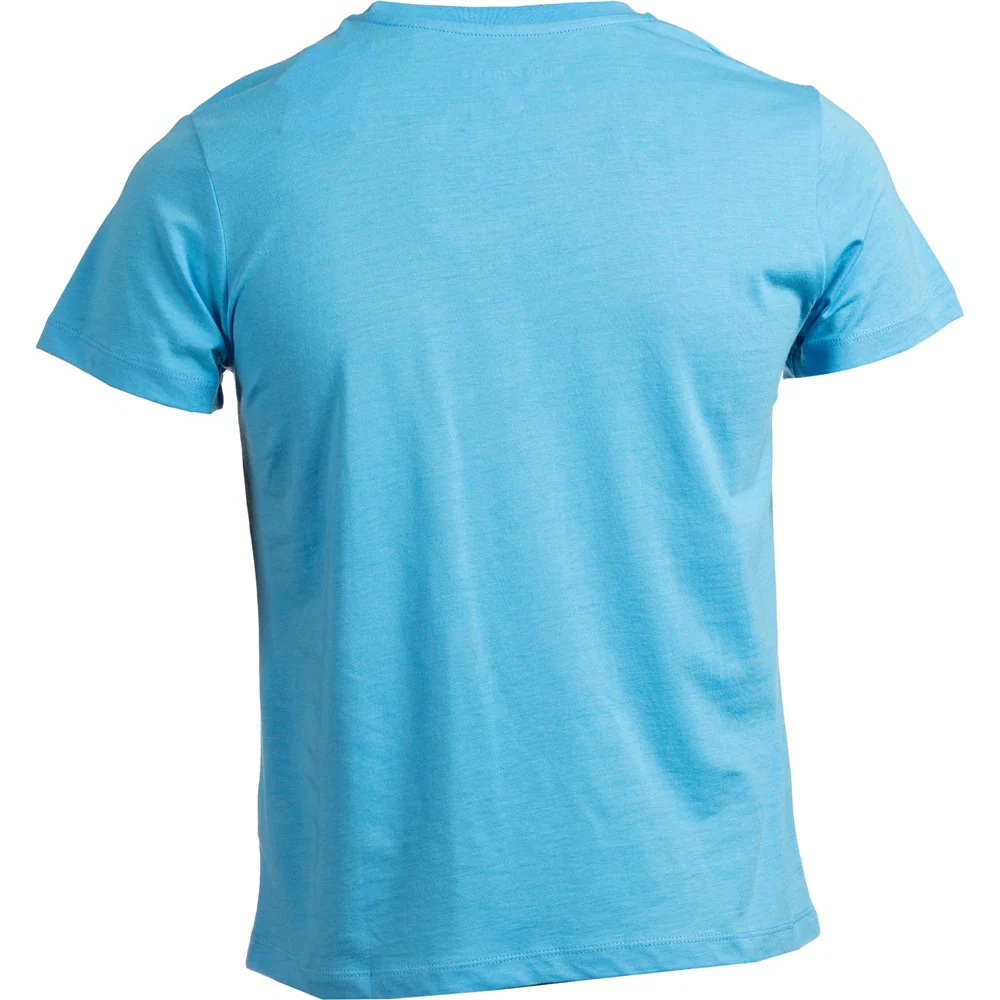 Blue Retro Script Ladies T-Shirt - Image 5