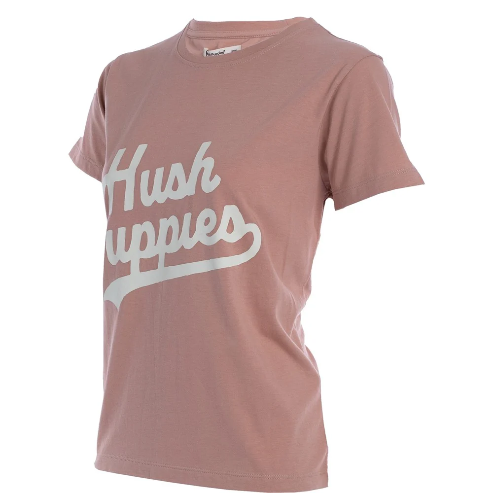 Blush Retro Scripts Ladies T-Shirt - Image 3