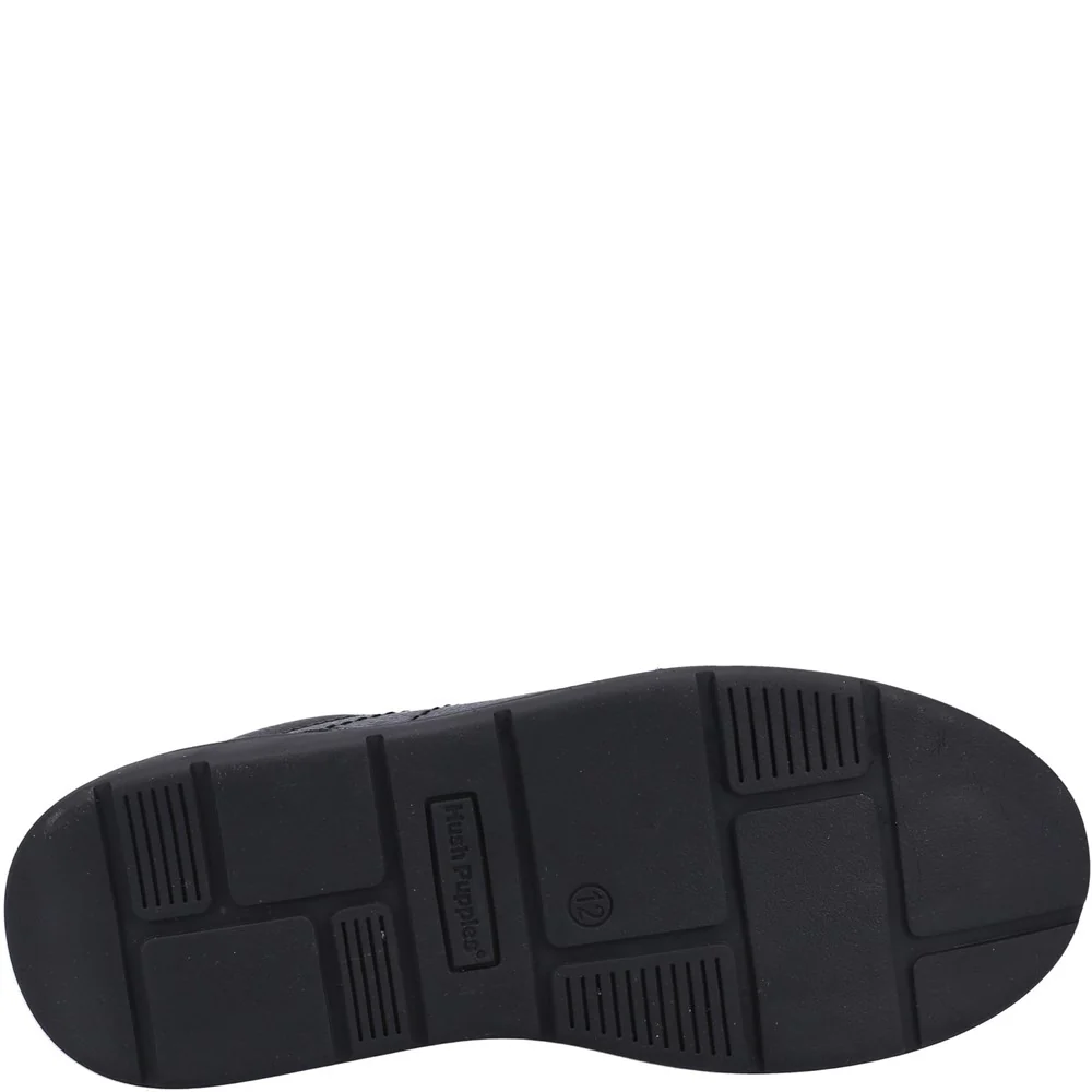 Black Robert Senior School Shoes - Image 3