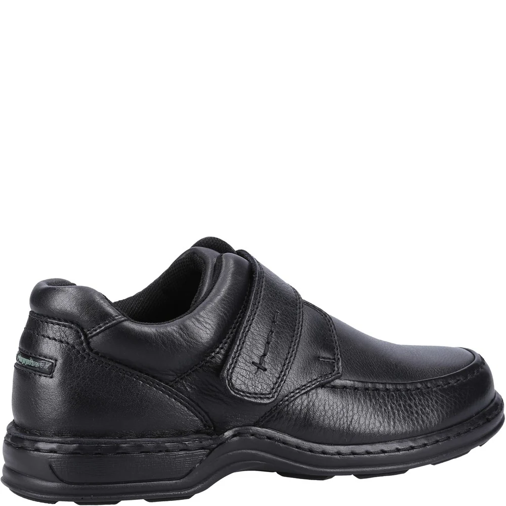 Black Roman Touch Fastening Shoes - Image 2